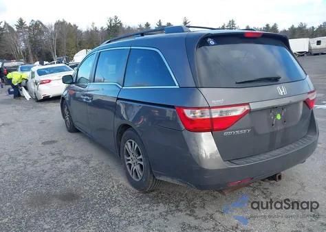 2012 Honda Odyssey Ex-L from USA, damaged, VIN 5FNRL5H66CB144260